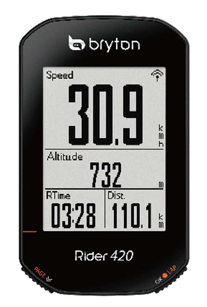 【2点SET】ブライトン R420T GPSサイコン＋【アウトフロントマウント】_画像4