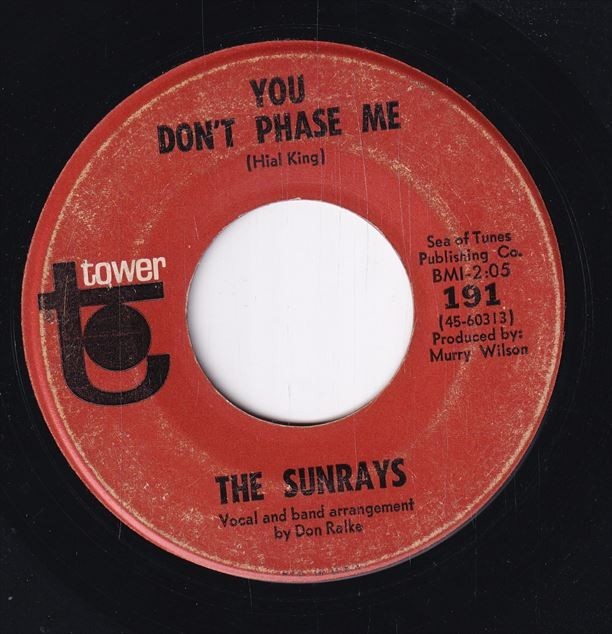 The Sunrays - Andrea / You Don't Phase Me (B) RP-CF455-2_画像1
