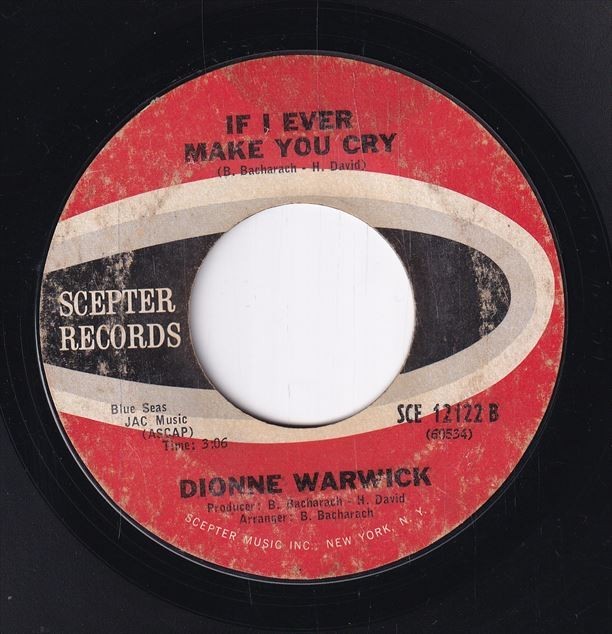 Dionne Warwick - Are You There (With Another Girl) / If I Ever Make You Cry (B) SF-CF244_画像1