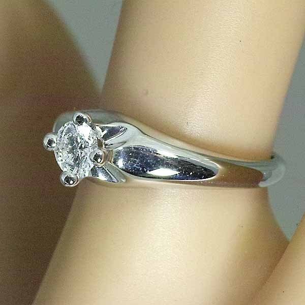  BVLGARY Corona sleigh tail ring diamond 0.305ct E-VS1-GD platinum PT950 10.5 number Manufacturers box manufacturer guarantee 