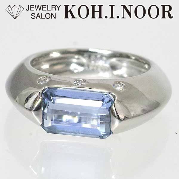 特価ブログのポータルサイト ダイヤモンド 2.625ct アクワマリン 0.15ct アクアマリン 12.5号 リング PT900 プラチナ アクアマリン