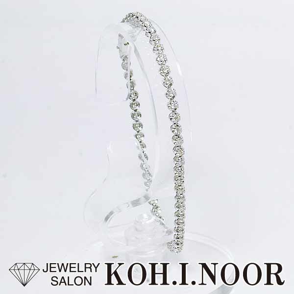 ブランド通販 ダイヤモンド 1.00ct プラチナ Pt900 ブレスレット テニスブレス ダイヤモンド