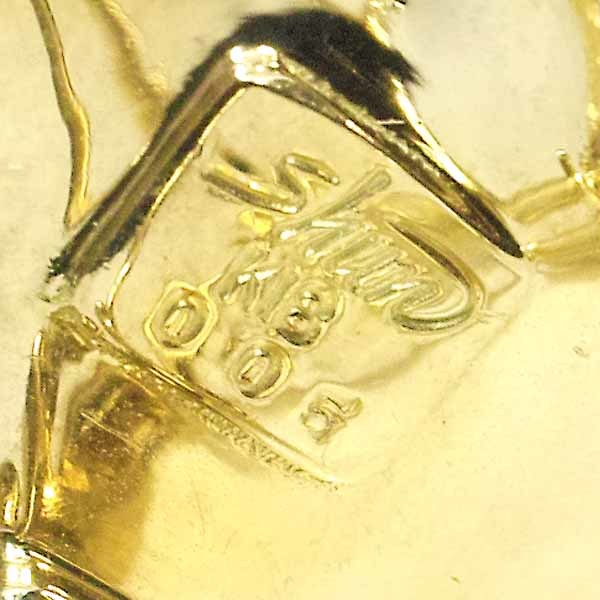  Tamura . один бриллиант 0.05ct 0.05ct 18 золотой желтое золото K18YG серьги зажим тип зажим тип 