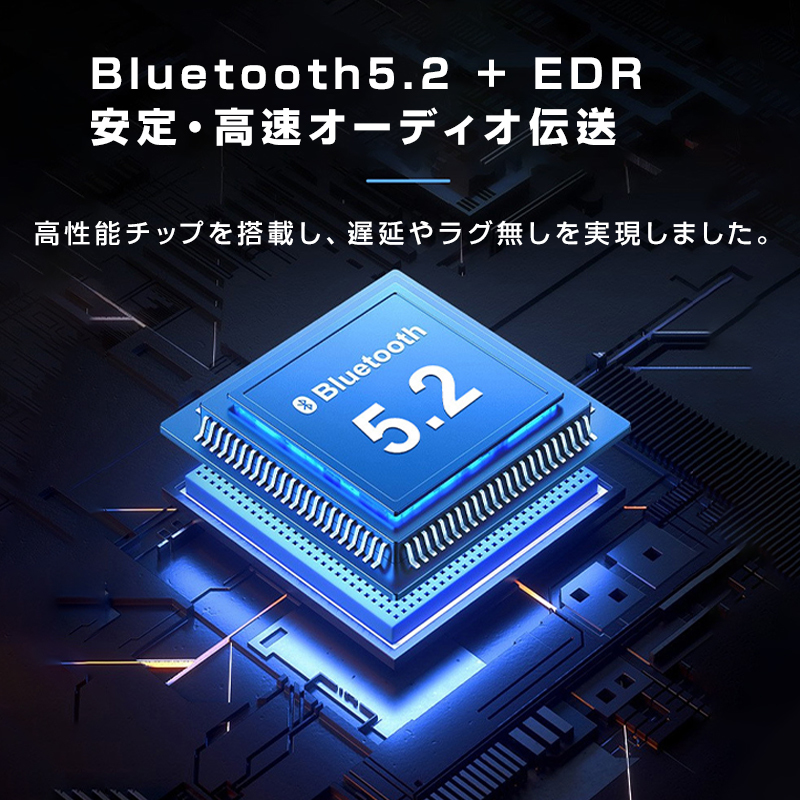 トランスミッター レシーバー Bluetooth5.2 USB 2台同時接続可能 送信 受信 オーディオ アダプタ 自動接続 ワイヤレス 車 テレビ ヘッド_画像2