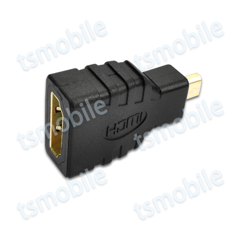 micro HDMItoHDMI 変換アダプタ マイクロHDMIオス⇔標準HDMIメス コネクター V1.4 1080P_画像7