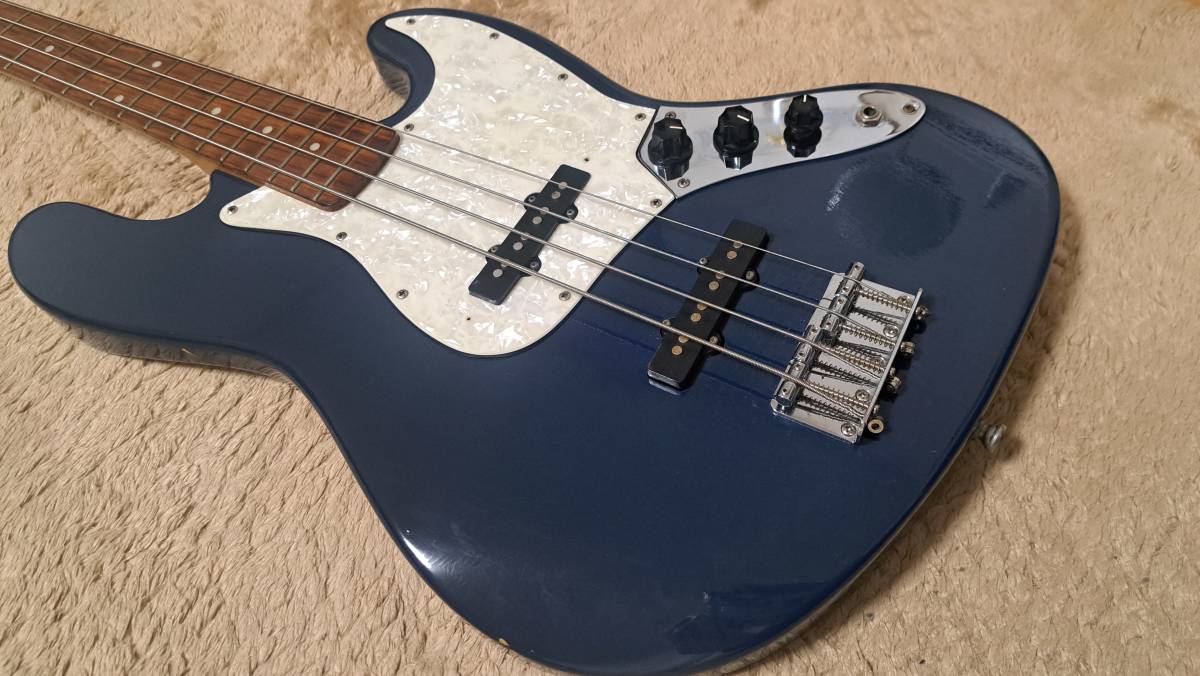 K-garage kガレージ JAZZ BASS/ジャズベースType マッチングヘッド 紺色系_画像3