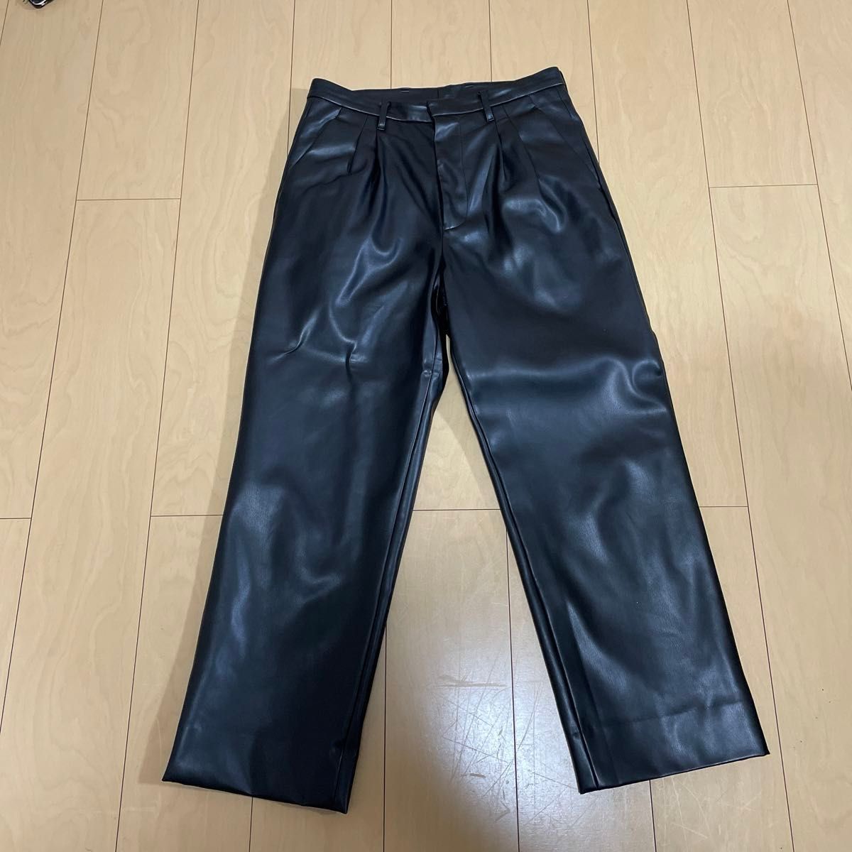 フェイクレザーパンツ レザーパンツ フェイクレザー 黒パンツ フェイクレザーパンツ レザーパンツ フェイクレザー 黒パンツ