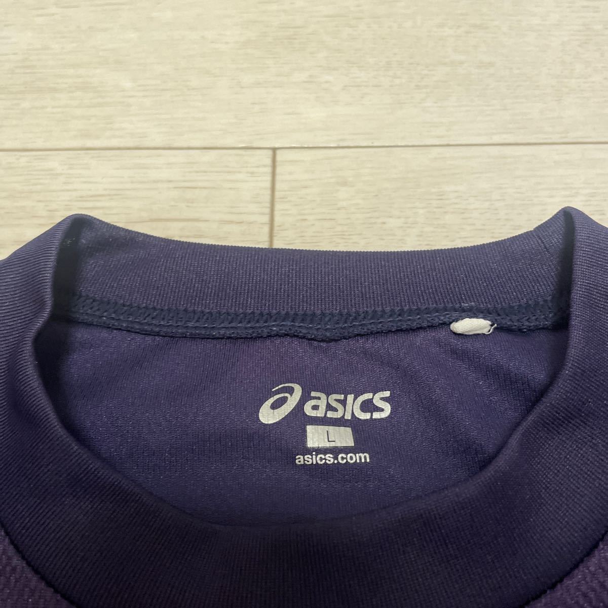 ASICS アシックス バスケ 長袖プリントTシャツ サイズL_画像3