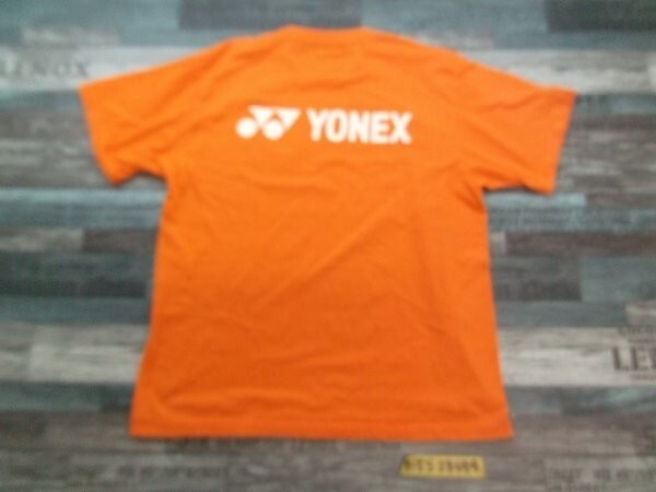 YONEX ヨネックス メンズ 茨城インターハイ2002 半袖Tシャツ M オレンジ_画像3