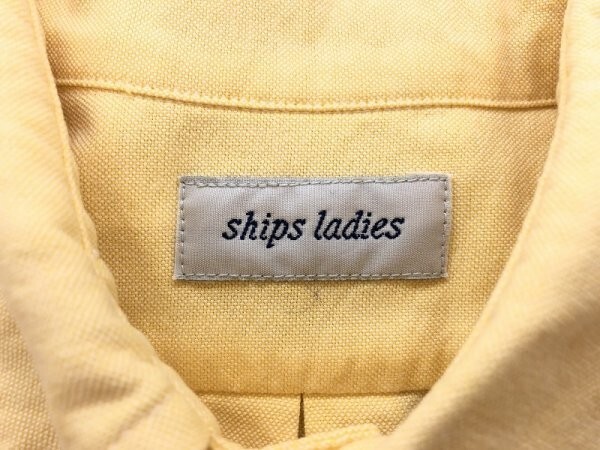 SHIPS LADIES Ships lady's button down color shirt yellow 