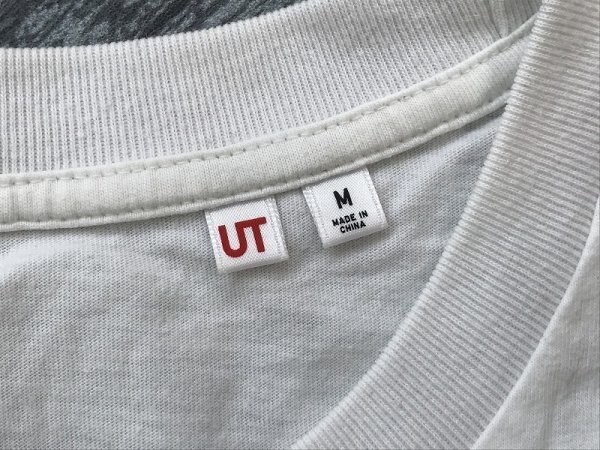 UT UNIQLO ユニクロ × MTV メンズ テレビプリント 半袖Tシャツ M 白_画像2