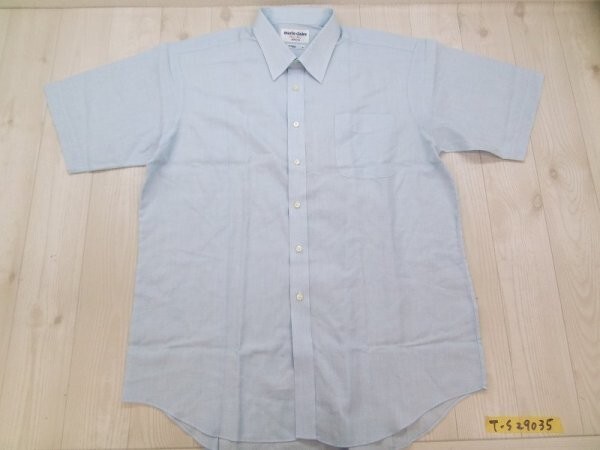 marie claire Marie Claire мужской сделано в Японии eko sis форма устойчивость рубашка с коротким рукавом бледно-голубой 