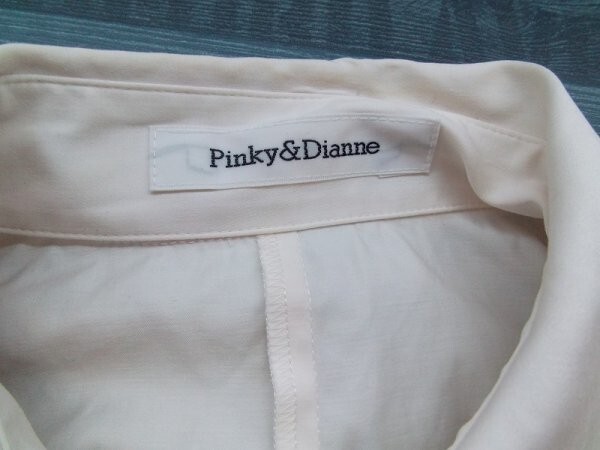 PINKY & DIANNE Pinky and Diane lady's shirt jacket 38 ivory 