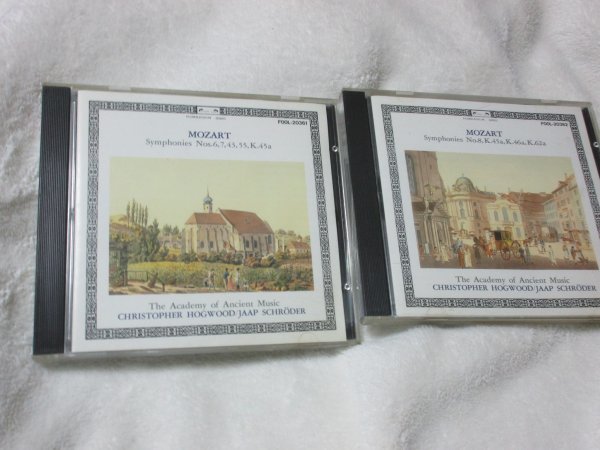 モーツァルト：交響曲集 【CD】ホグウッド指揮、エンシェント室内管　/　６・７・８番、K.45、46，62a など_画像1