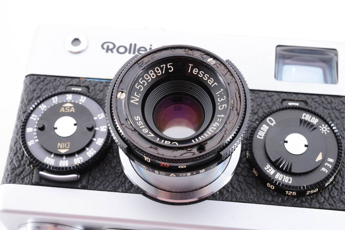 Rollei 35 フィルムカメラ Tessar 1:3.5 f=40mm Carl Zeiss_画像7
