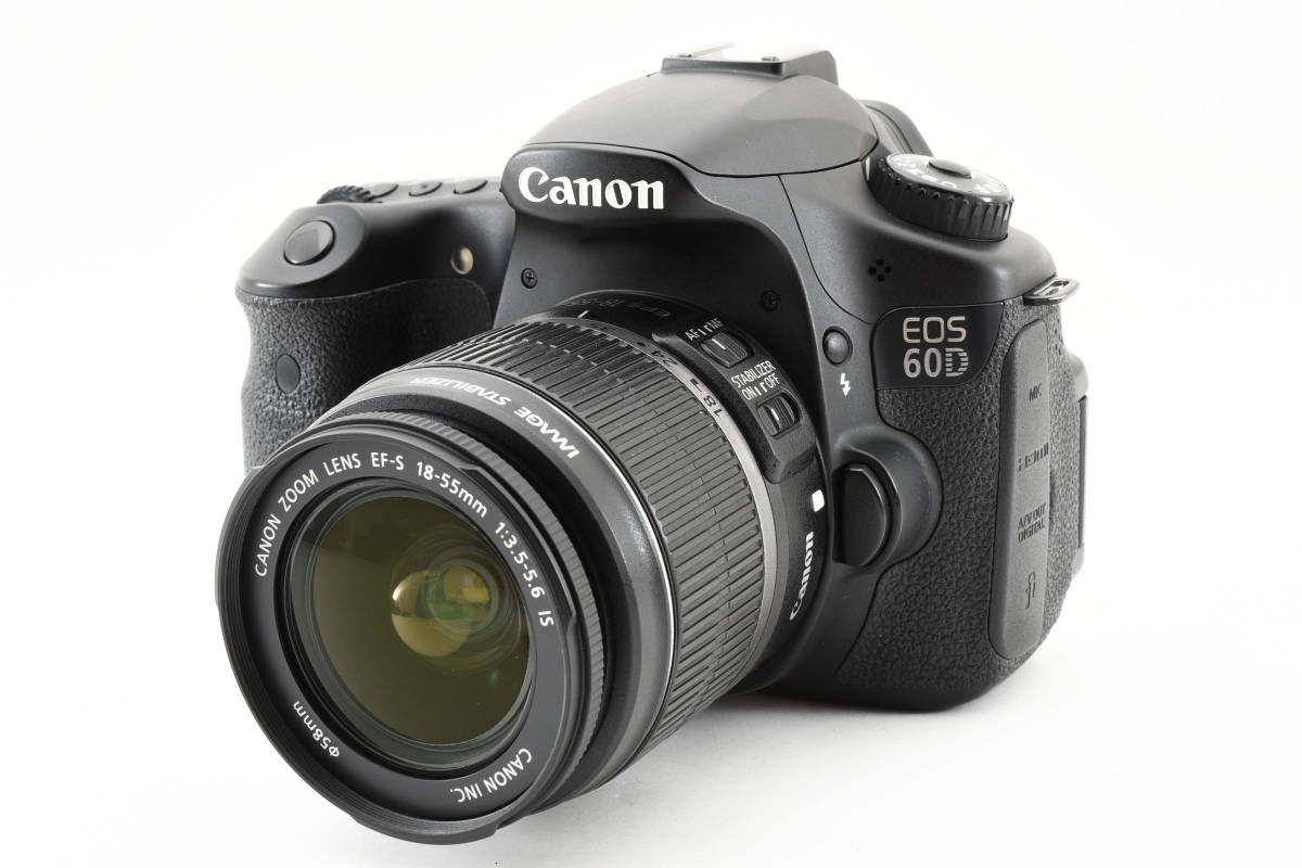 ★美品★完動品★ CANON EOS 60D EF-S 18-55mm F3.5-5.6 IS レンズキット_画像2
