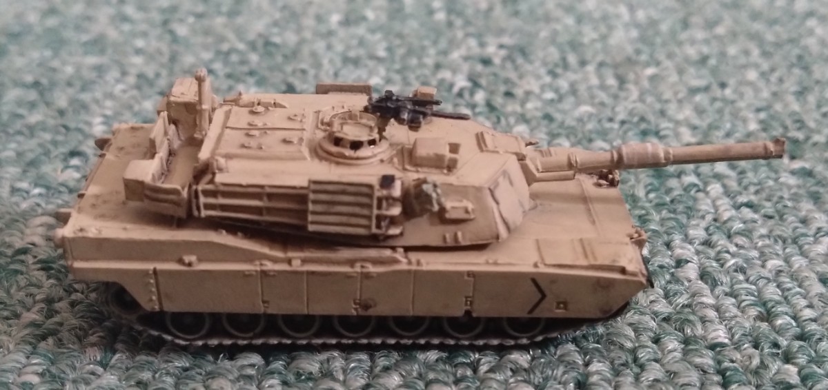 TAKARA タカラ 海洋堂 1/144 ワールドタンク ミュージアム WTM 第6弾 アメリカ陸軍 M1A2 エイブラムス プラス デザート マイクロアーマーの画像6