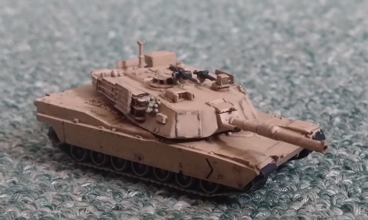 TAKARA タカラ 海洋堂 1/144 ワールドタンク ミュージアム WTM 第6弾 アメリカ陸軍 M1A2 エイブラムス プラス デザート マイクロアーマーの画像7