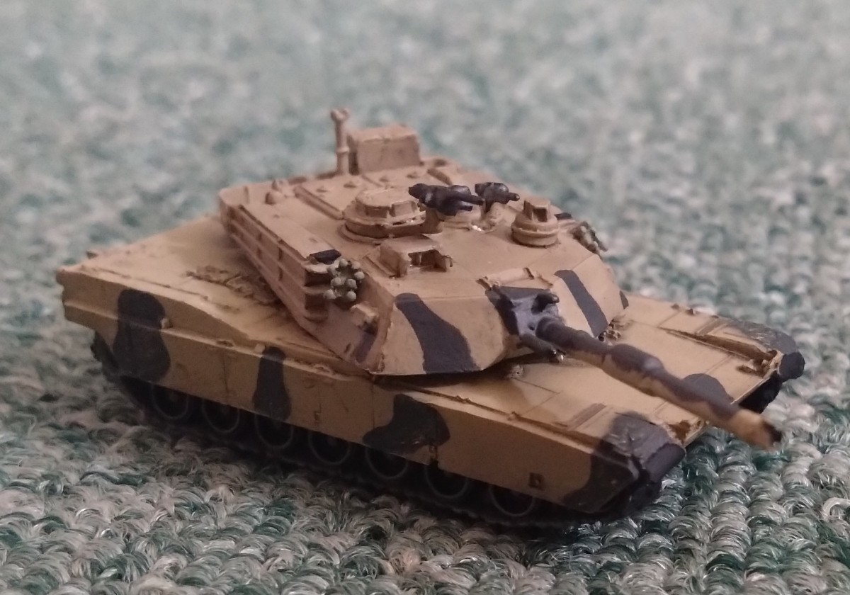 TAKARA タカラ 海洋堂 1/144 ワールドタンク ミュージアム WTM 第6弾 アメリカ陸軍 M1A2 エイブラムス アレグレッサー マイクロアーマー_画像7