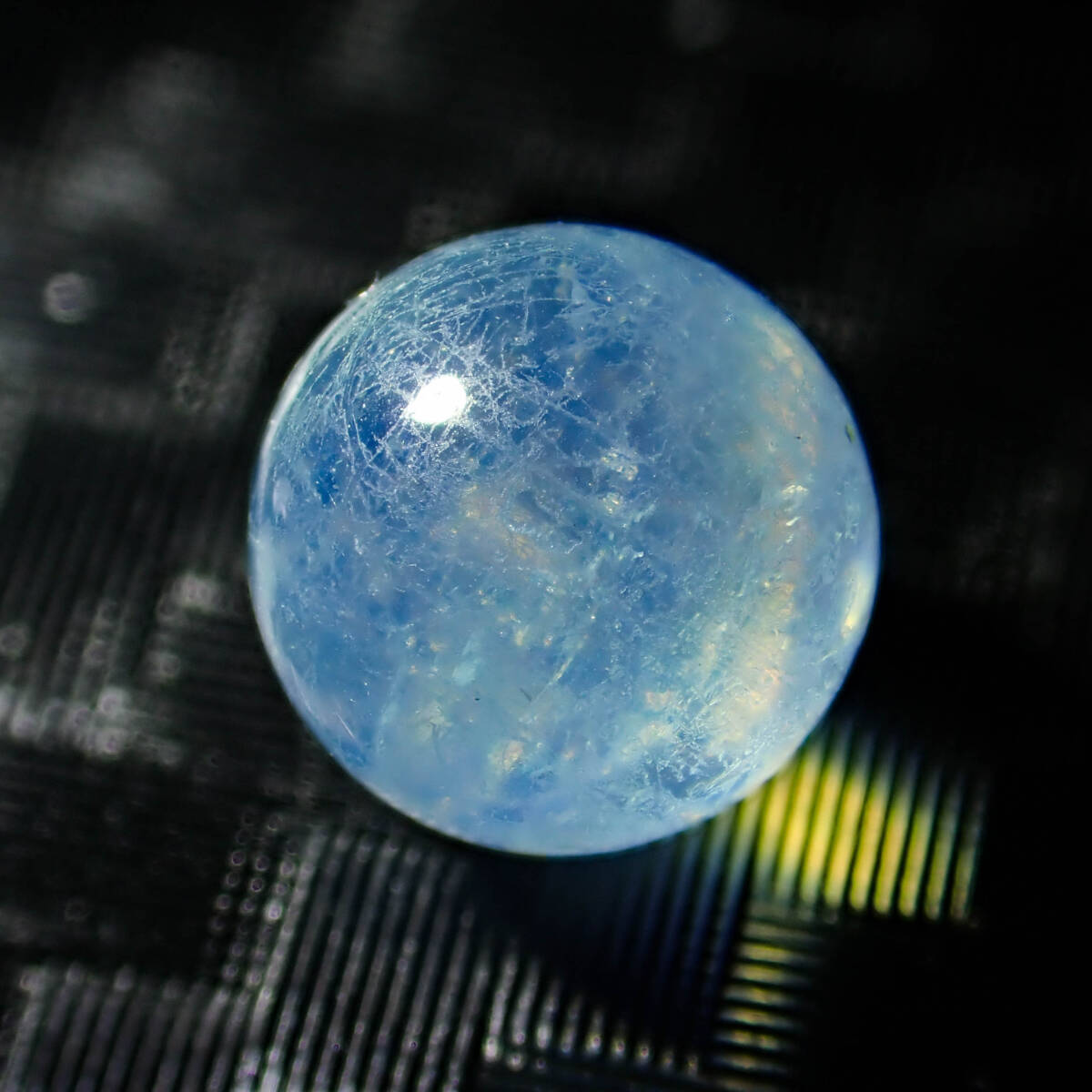 天然石 アクアマリン 水晶玉 原石 結晶 風水 占い 金 健康 パワーストーンの画像8