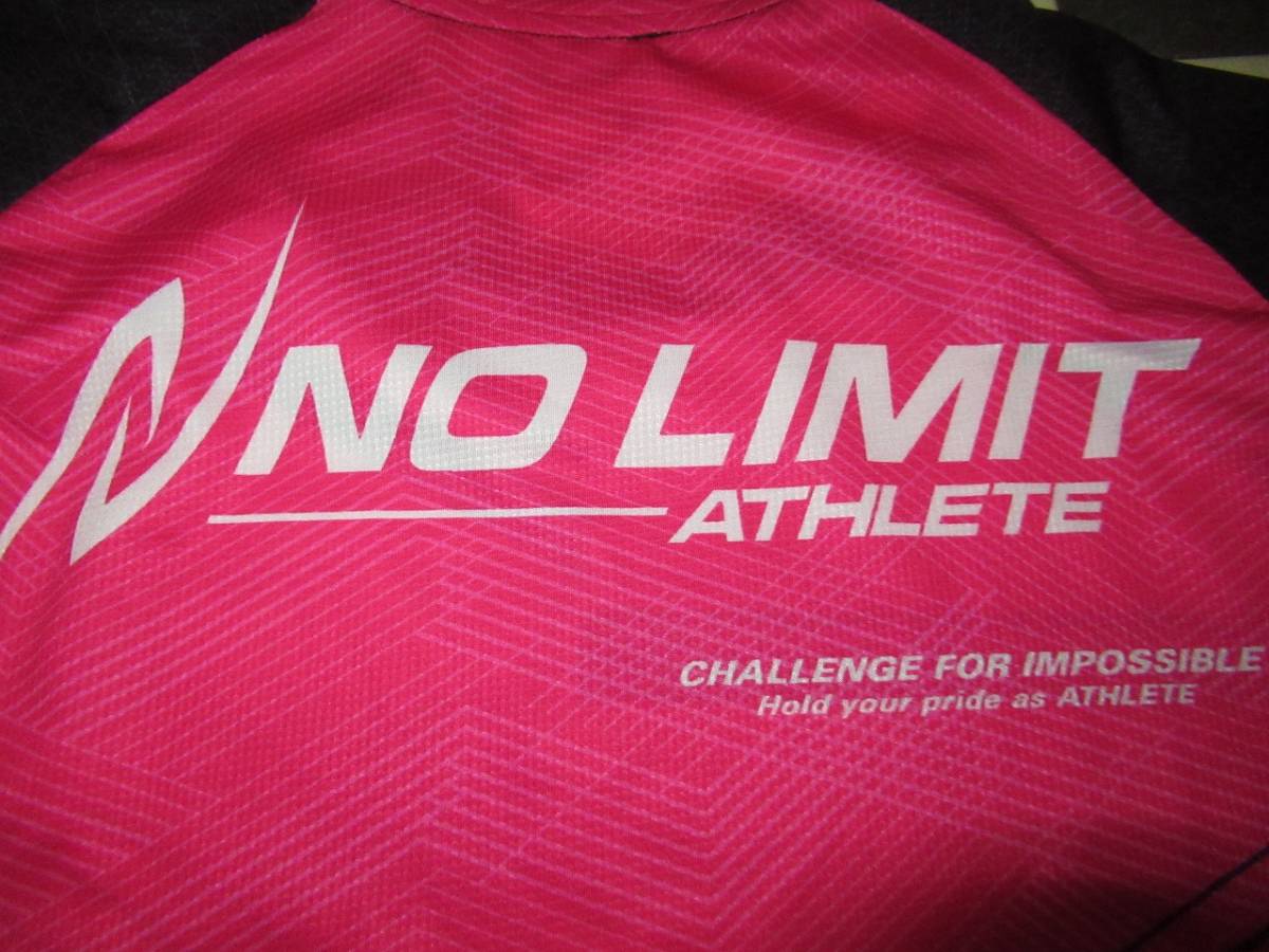 ★ニシ/NISHI良品　S　グラフィックライトロングスリーブ シャツ NO LIMIT ATHLETE　ピンク_画像3