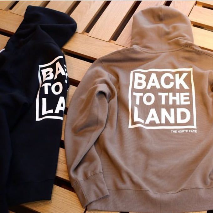 ノースフェイス 恵比寿限定 フーディ【Back To The Land Hoodie】ブラック【XLサイズ】直営店限定 パーカー スタンダード【新品未着用】