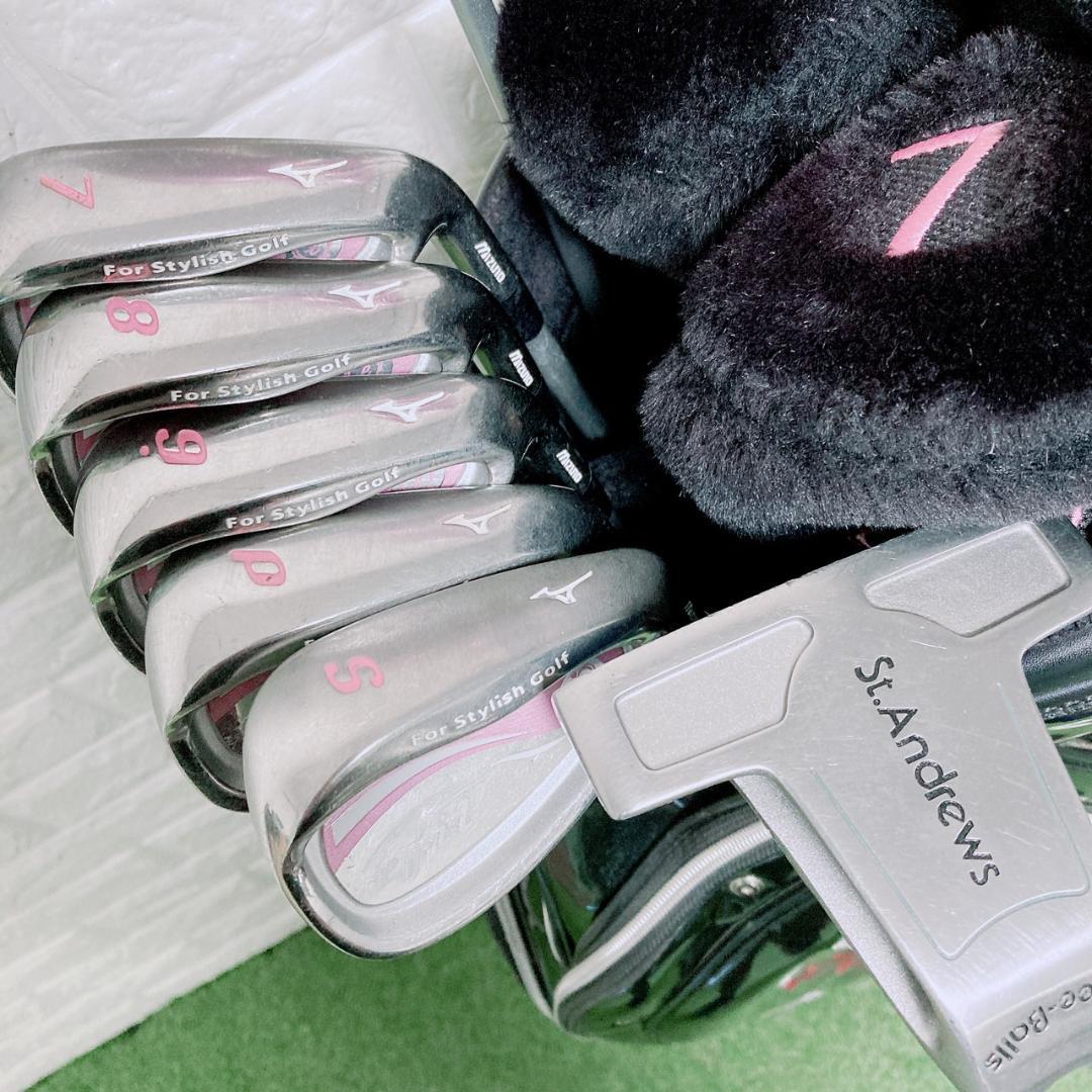 レディース ゴルフクラブセット MIZUNO ミズノ 9本 efil 女性 右 レディース ゴルフクラブセット MIZUNO ミズノ 9本 efil 女性 右