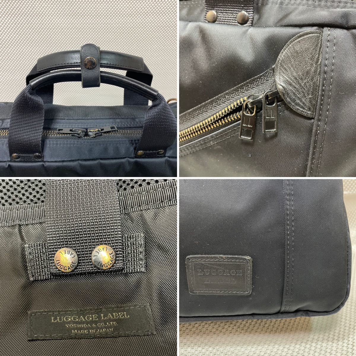 逸品】吉田カバン LUGGAGE LABEL ZONE 3WAYバッグ ラゲッジ 逸品】吉田カバン LUGGAGE LABEL ZONE 3WAYバッグ ラゲッジ
