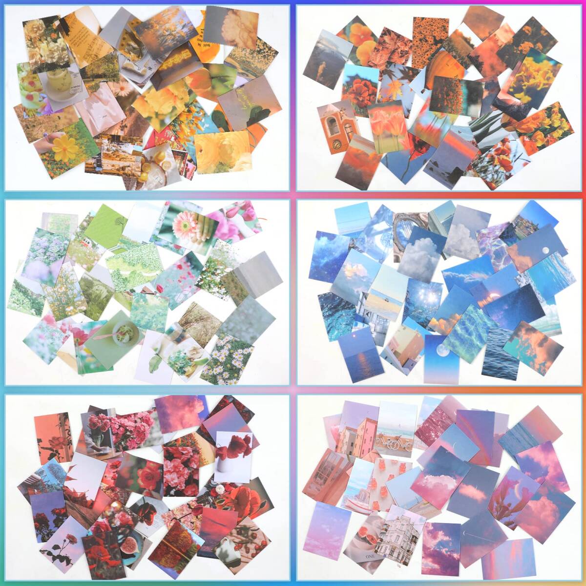 【在庫処分】ステッカー 大量 DIYの飾り 手帳 かわいい 300枚 フレーク 和紙 シール 素材 (シールブック コラージュ シ_画像7