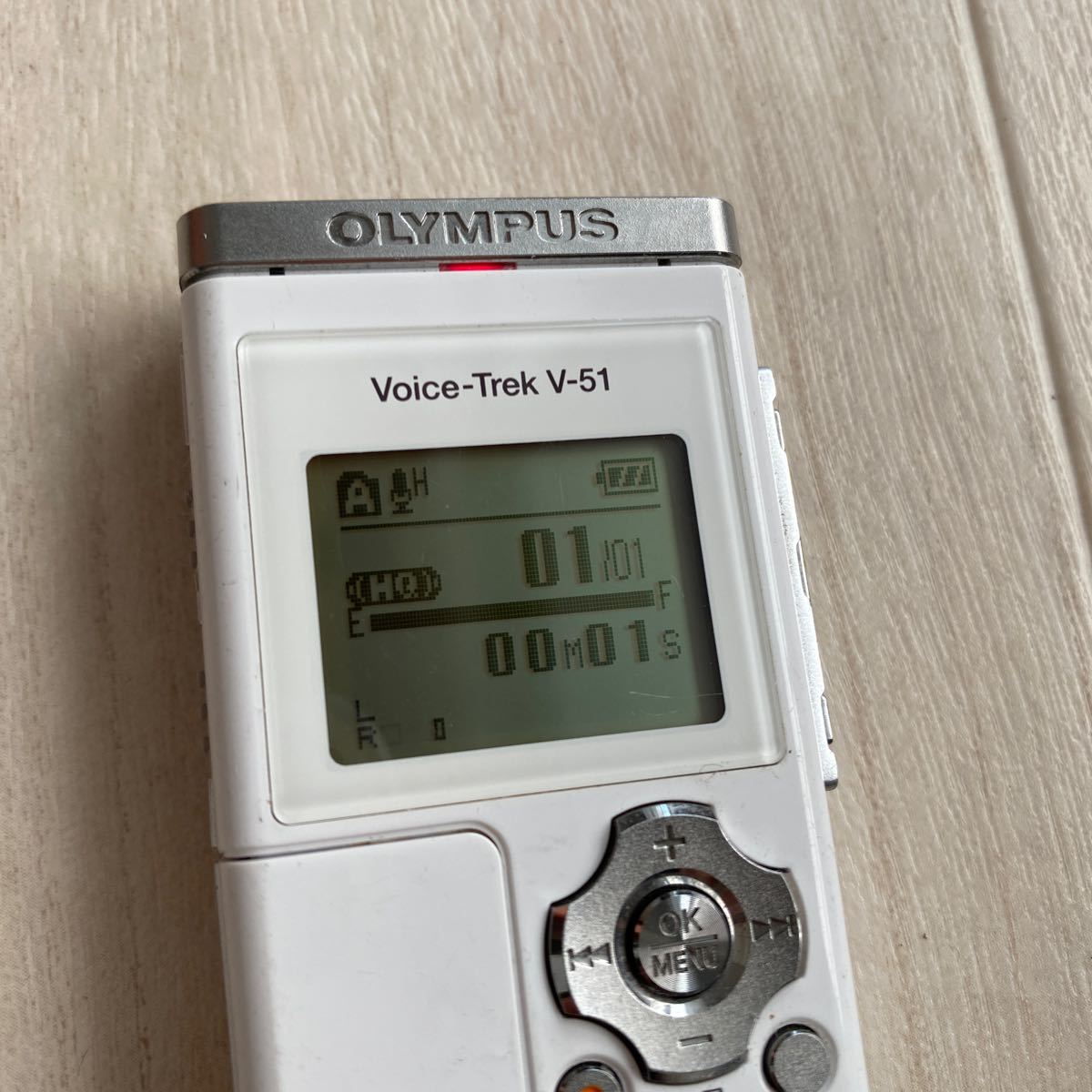 OLYMPUS Voice-Trek V-51 オリンパス ボイストレック ICレコーダー ボイスレコーダー 送料無料 S837_画像3