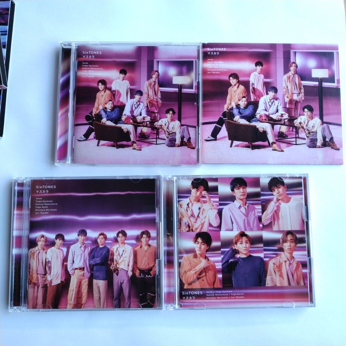 SixTONES CD DVD マスカラ 3形態 初回盤 A B 通常盤 セット SixTONES CD DVD マスカラ 3形態 初回盤 A B 通常盤 セット