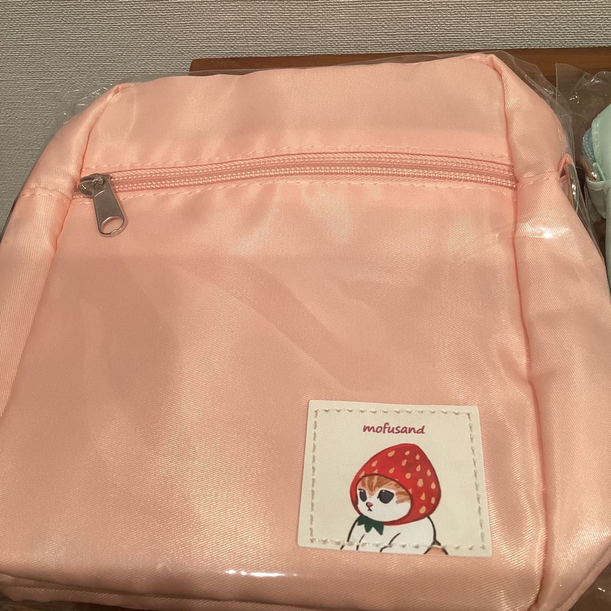 mofusand モフサンド ミニショルダーバッグ いちご ピンク メロン グリーン 2点 19cm×15cm