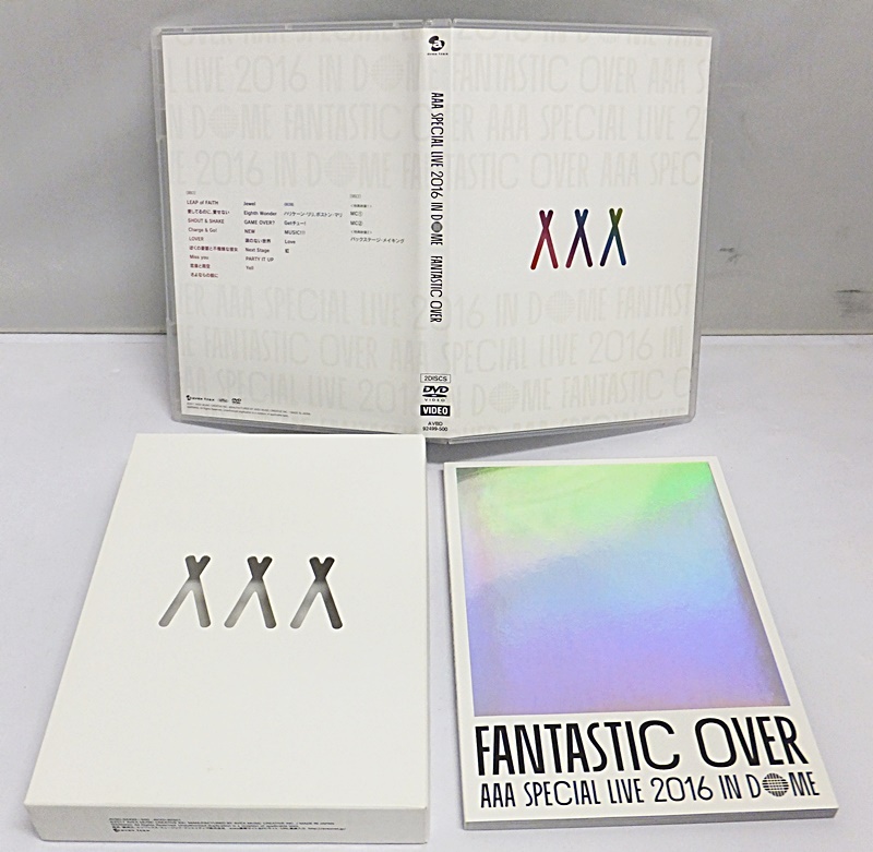 【セット売り】AAA トリプルエー DVD/Blu-ray 3点セット 2016 in Dome FANTASTIC OVER/FAN MEETING ARENA TOUR 2019 FAN FUN FAN等の画像6