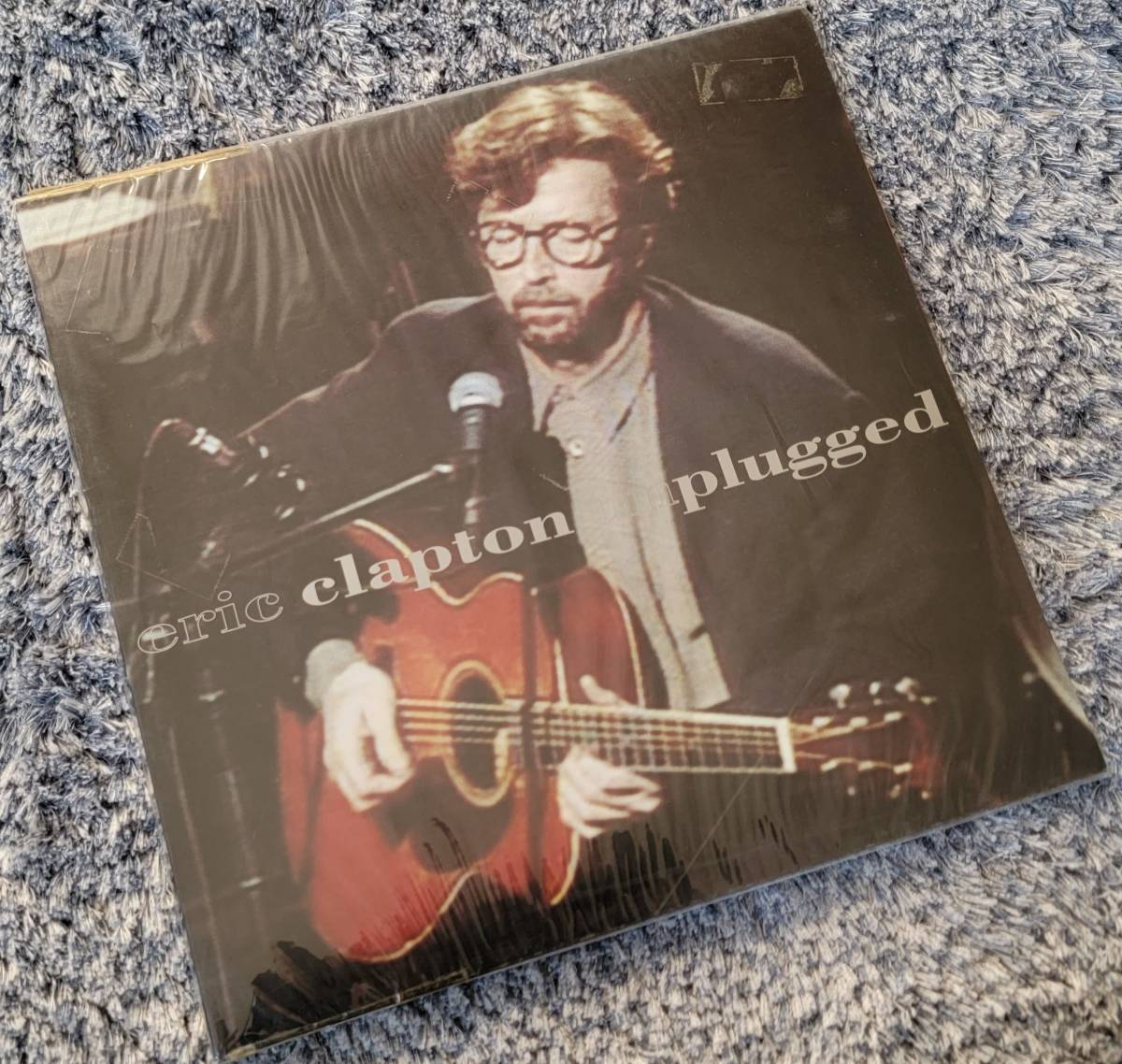 希少LP レコード☆美品☆1992年初版 EU盤 ドイツ製☆Eric Clapton エリッククラプトン Unplugged アンプラグド 9362-45024-1 WX480☆_画像1