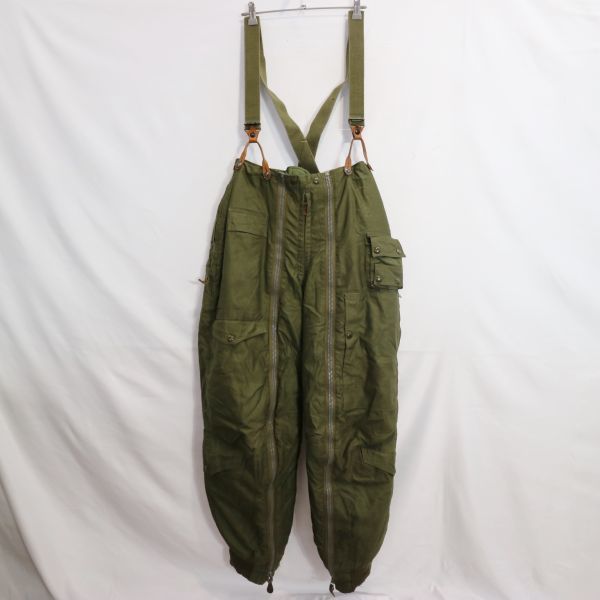 SALE///// 40年代 米軍実物 US.MIRITARY USAF A-11A フライトパンツ アルパカライナー ミリタリー 空軍 軍服 カーキ (30) L5722_画像1