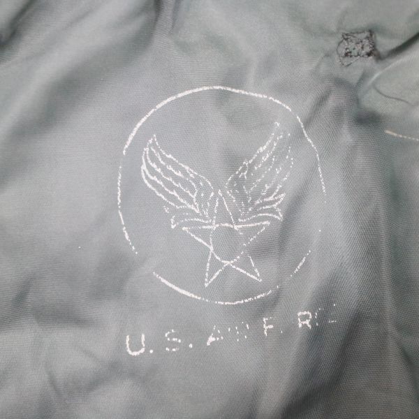 SALE///// 60年代 米軍実物 US.MILITARY USAF A-11D フライトパンツ ミリタリー アメリカ軍 空軍 防寒 黒タグ オリーブ (34) M0390_画像3