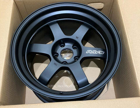 在庫ありVORK RACING TE37V 2324 MODEL 18インチ 10.5J+15 PCD114.3 5H 2本 MB ■ レイズ RAYS 鍛造 軽量 ボルクレーシング _画像2