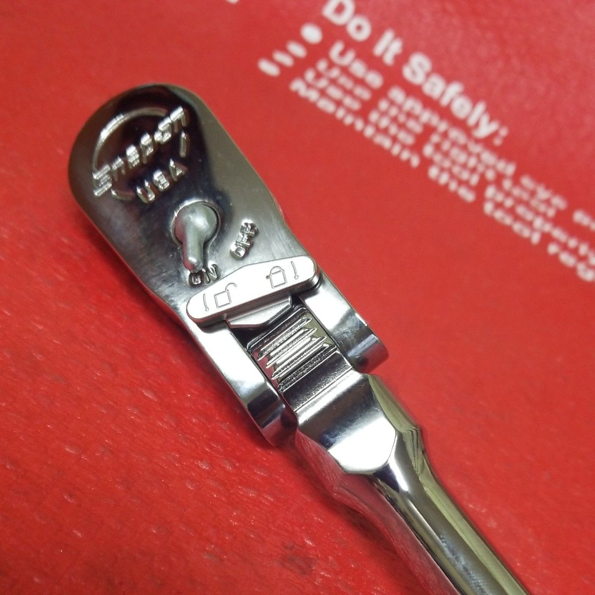 Snap-on 3/8 ロッキングロングフレックスラチェット FLX80B Snap-on 3/8 ロッキングロングフレックスラチェット FLX80B