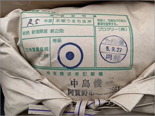 新米・令和5年産　新潟　新之助　白米5kg × 2個★農家直送★色彩選別済26_画像2