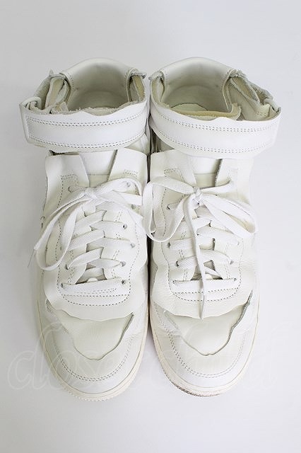 COMME des GARCONS NIKE AIR FORCE 1 MID US9 白 【中古】 T-23-12-14-037-gd-OD-ZH_画像1