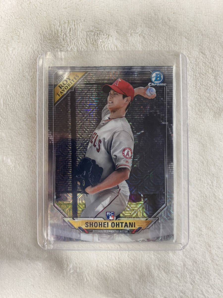 他オークション40万落札 大谷翔平 ルーキーカード 2018 Topps Chrome Bowman RC エンジェルス _画像2