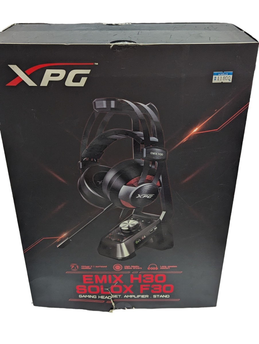 ☆現状品☆XPGA-DATA XPG SOLOX F30＋EMIX H30 ゲーミングヘッドセット /3000円_画像1