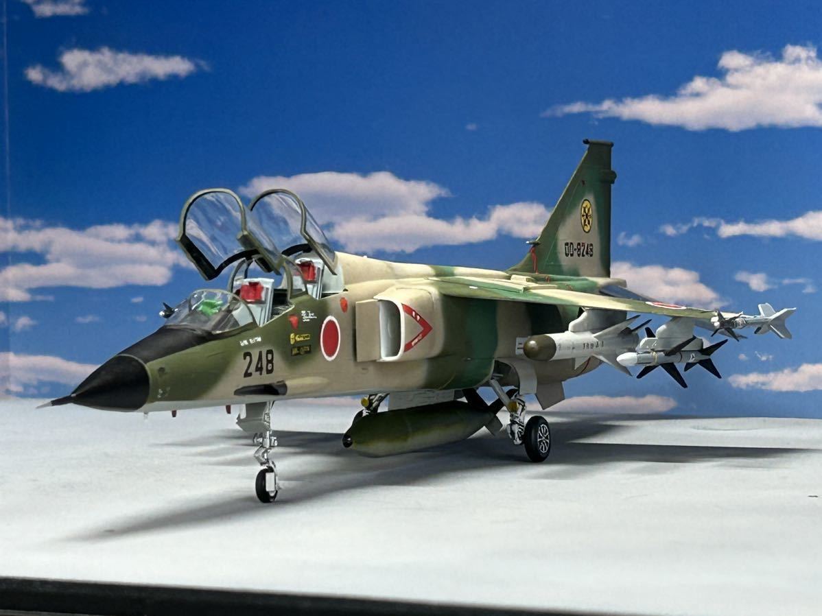 ★1/72 三菱　F-1 複座機　航空自衛隊迷彩機　ガラスコーティング施工　プラモデル完成品_画像1