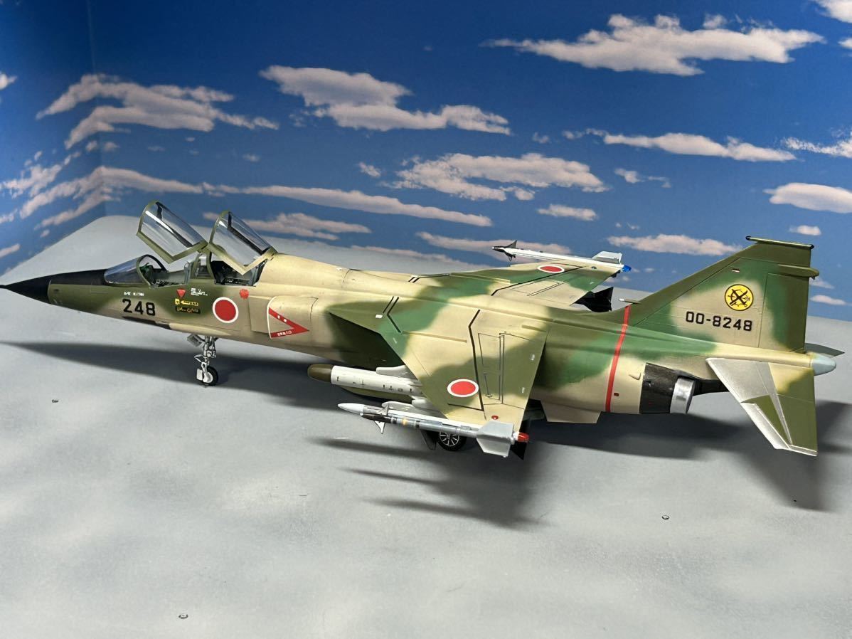 ★1/72 三菱　F-1 複座機　航空自衛隊迷彩機　ガラスコーティング施工　プラモデル完成品_画像4