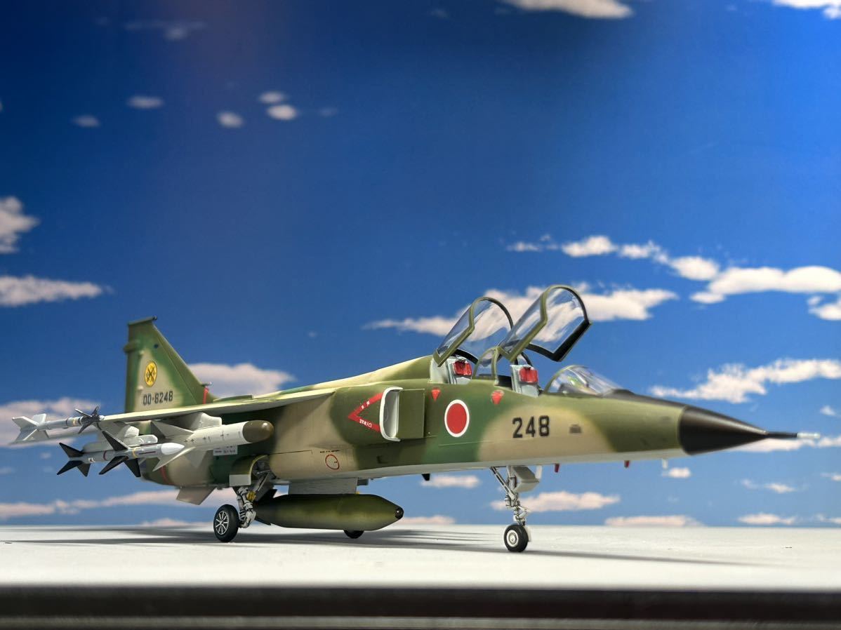 ★1/72 三菱　F-1 複座機　航空自衛隊迷彩機　ガラスコーティング施工　プラモデル完成品_画像8