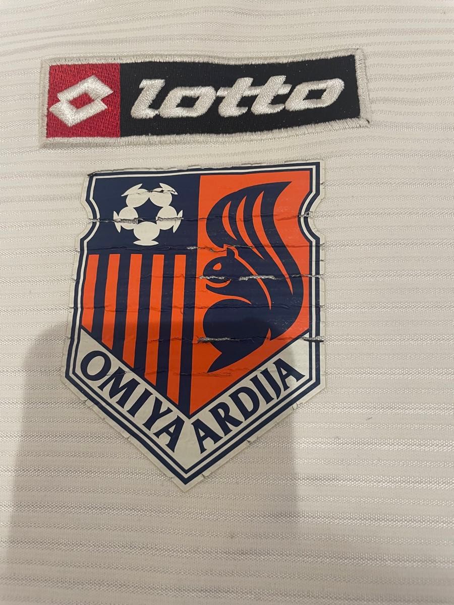 大宮アルディージャ 2007年 away ユニフォーム lotto製 XLサイズ 大宮アルディージャ 2007年 away ユニフォーム lotto製 XLサイズ