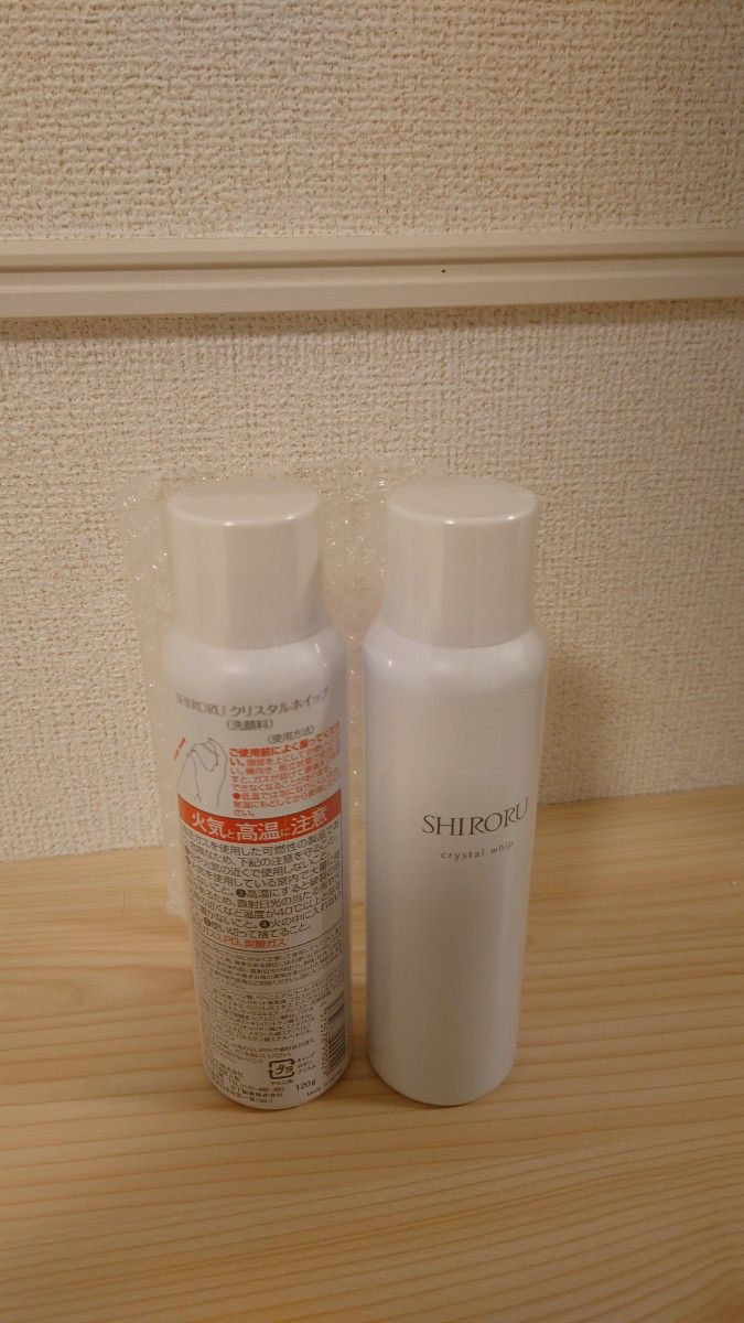 【セール中】【新品未使用品】SHIRORU クリスタルホイップ 洗顔料 炭酸泡洗顔 シロル　　2本セット