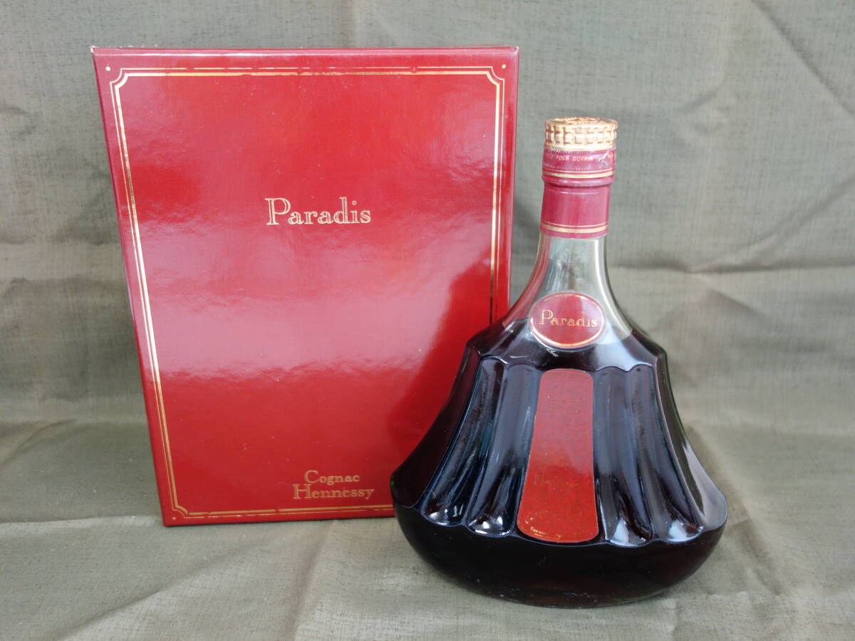 【新古品】M▽未開封 古酒 洋酒 お酒 Hennessy Paradis Extra COGNAC ヘネシー パラディ 箱付き (37488)_画像2