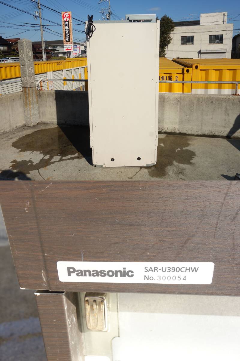[ used ]DV Panasonic refrigeration showcase heating heat insulation HOT&COLD many step open 2013 year 265L three-phase 200V SAR-U390CHW junk (15264)