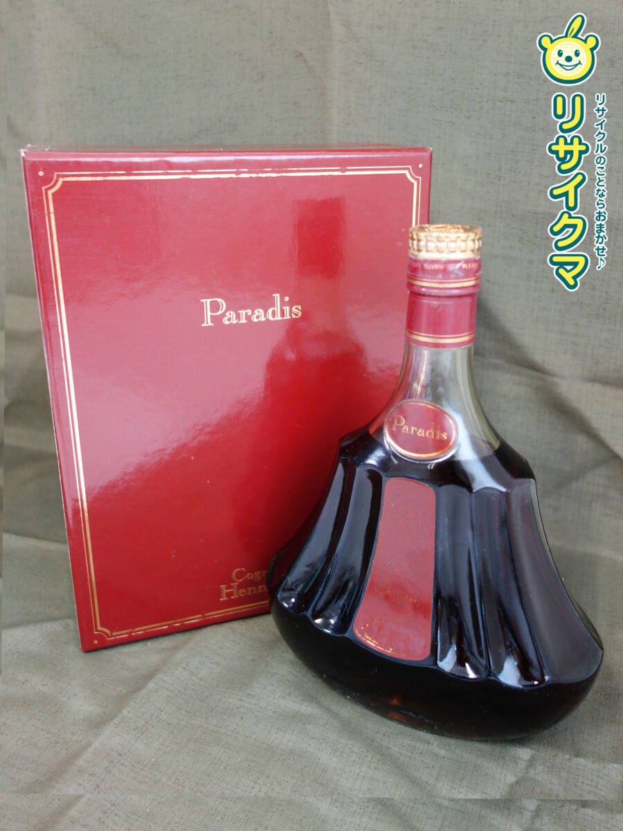 【新古品】M▽未開封 古酒 洋酒 お酒 Hennessy Paradis Extra COGNAC ヘネシー パラディ 箱付き (37488)_画像1